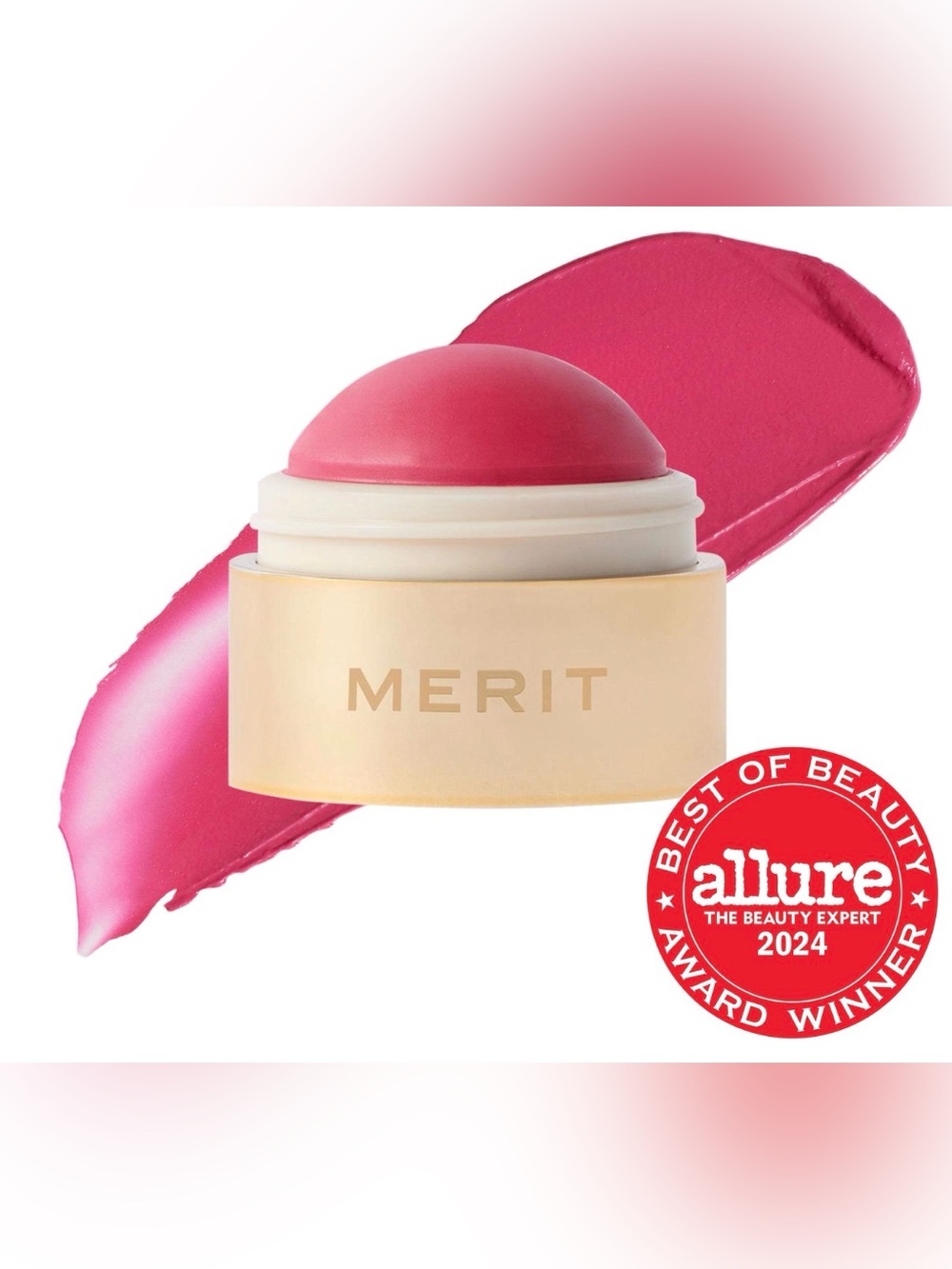 Merit Flush Balm Cream Blush Mini in Le Bon Bon